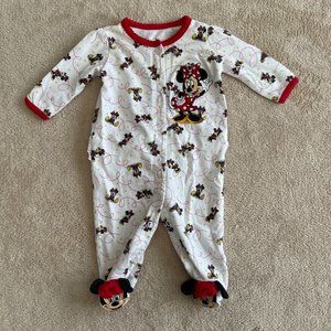 Minnie Mouse Sleeper Newborn NB Baby Girl Disney